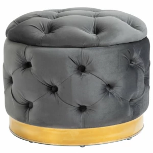 Oppbevaringspuff i Vintage Stil – Komfort og Smart Forvaring