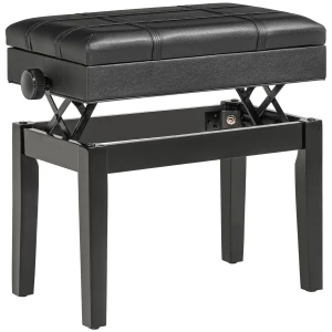 Justerbar Pianokrakk med Oppbevaring og Elegant Design