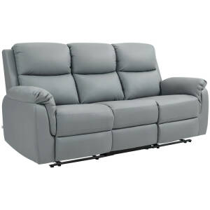 Relax 3-seters sofa med individuell rygg- og fotstøttejustering