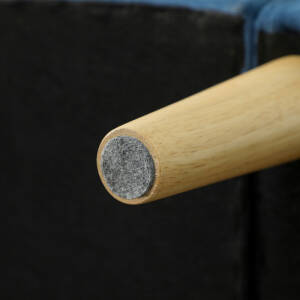 Alternative view of Elegant 2-seters sofa – Blå med skjult oppbevaring og knapper