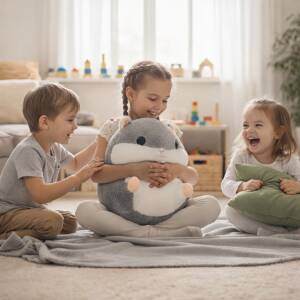 3-i-1 Kosefilt med Hamsterdesign