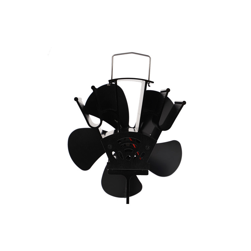 5-blads termodrevet peisvifte – energifri drift, ingen strøm nødvendig