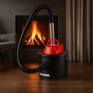 Aske­støvsuger 800 W – 10 L Industrimodell med HEPA-filter, Sug/Blås & Tilbehør – Svart