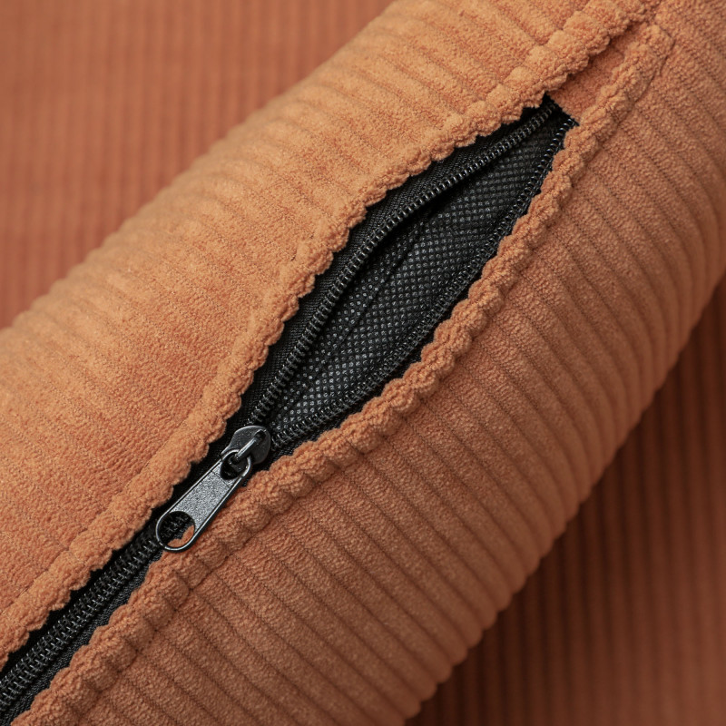 Lenestol i Manchester-stil oransje med vingerygg og treben – moderne design - Bilde 2