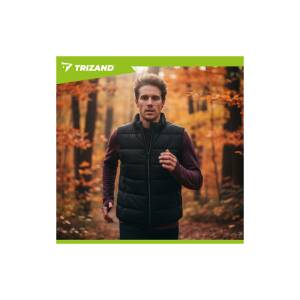 Oppvarmet unisex-vest M med 11 varmesoner, USB-drift og 3 justerbare varmenivåer