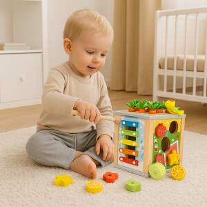 Pedagogisk tresorteringskube – læring, lek og utvikling i ett