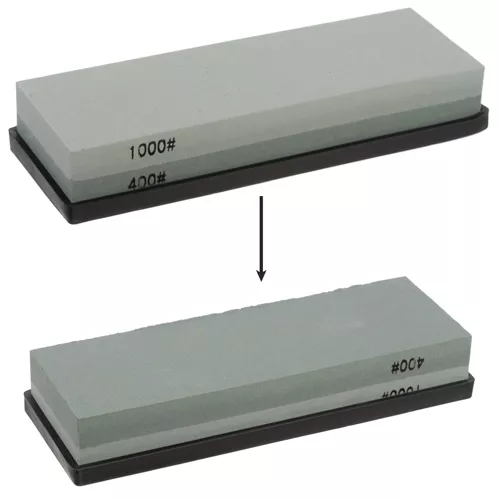 Profesjonelt knivslipesett – to slipesteiner og praktiske tilbehør
