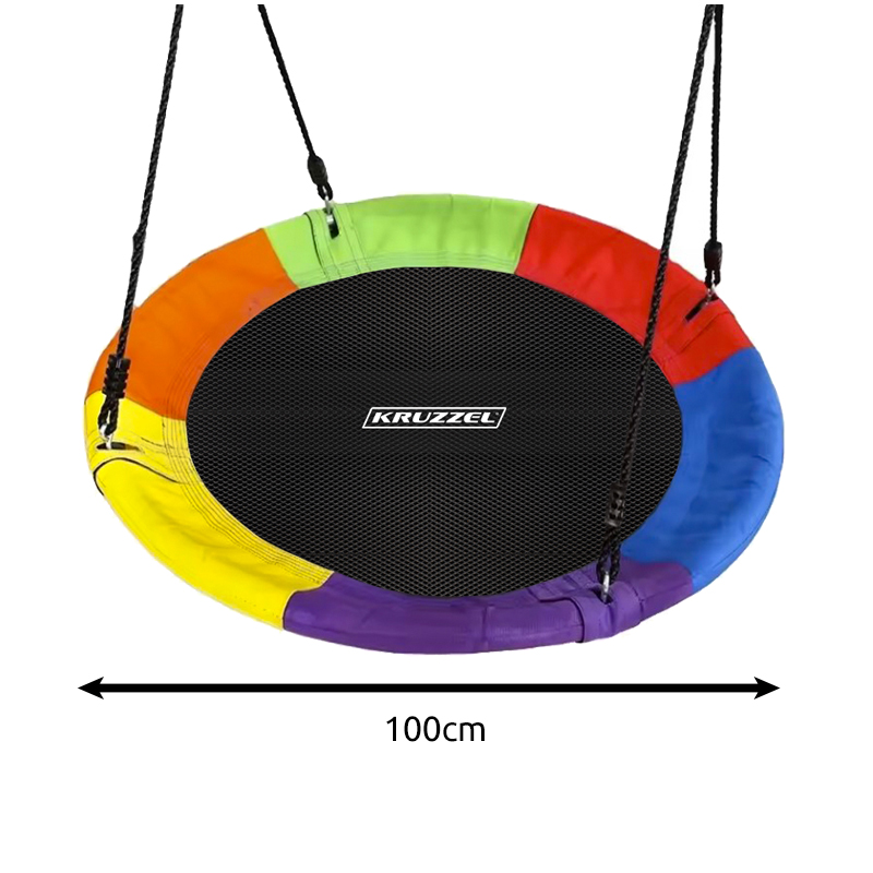 Rund utendørshuske – for barn og voksne, værbestandig modell med maksvekt 160 kg