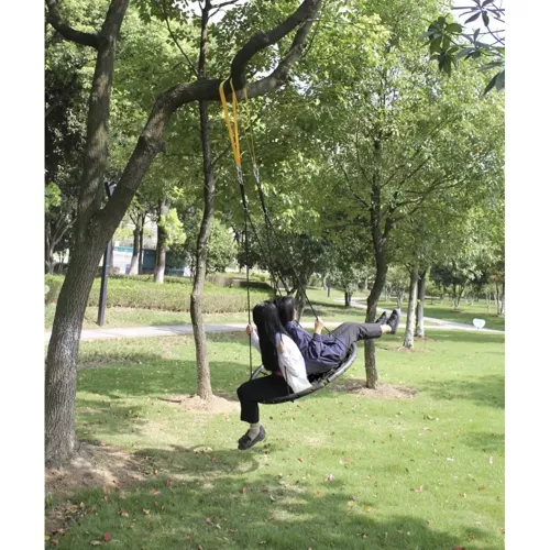 Stor rund redehuske 100 cm – perfekt som kompisgyngе