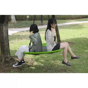 Rund kompisgyngе Ø120 cm, grønn, med maksbelastning 150 kg