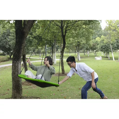 Rund kompisgyngе Ø120 cm, grønn, med maksbelastning 150 kg