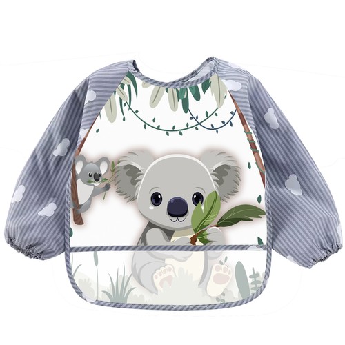 Vanntett smekke/forkle med lang arm og lomme – justerbar