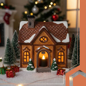 LED Lyspakke Svart Flamme – 12 stk Flimrende Dekorlys