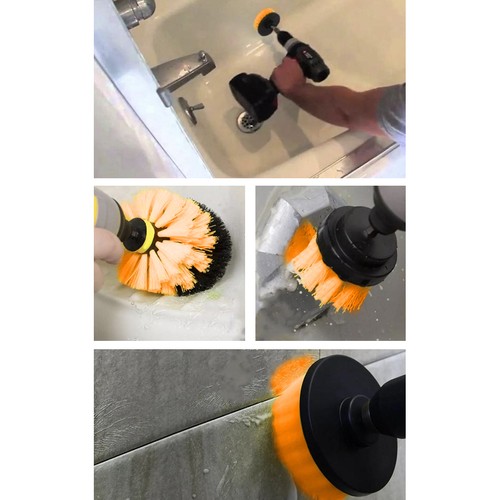 Multisett med børster for drill – 22 deler for effektiv rengjøring