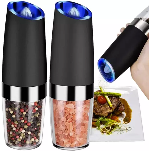 Elektriske salt- og pepperkverner – sett med 2
