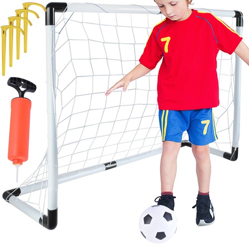 Fotballmålsett for barn – inkluderer ball (116 × 79 × 38 cm)