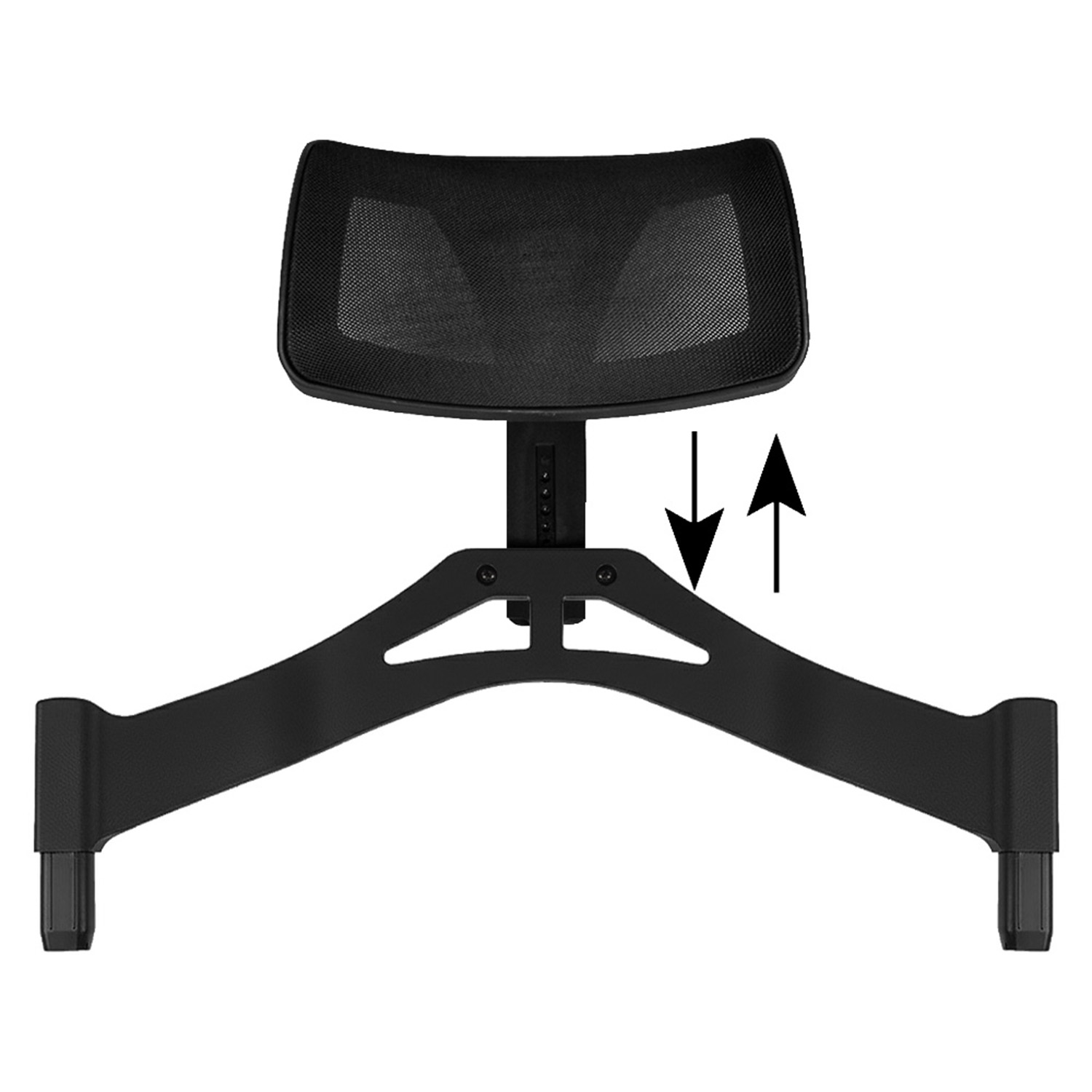 Sammenleggbar sminkestol i aluminium med nakkestøtte