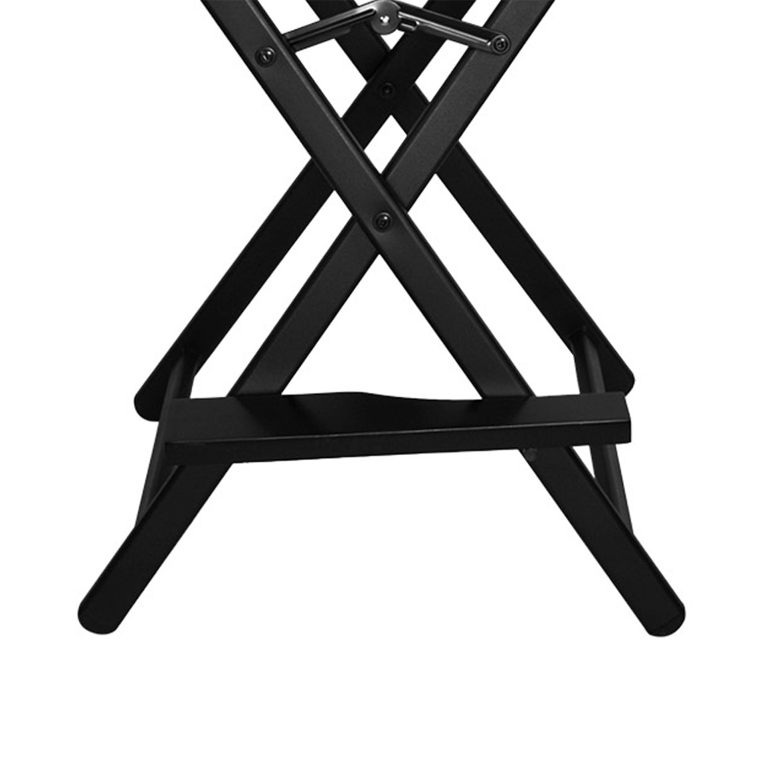 Sammenleggbar sminkestol i aluminium med nakkestøtte