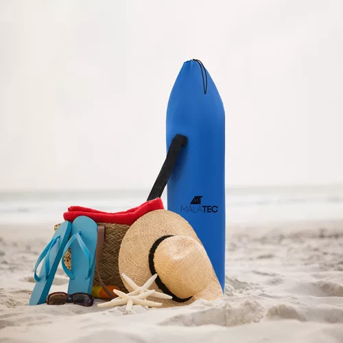 Sammenleggbar, bærbar solstol med praktisk bærebagske – perfekt for strand, camping og hage