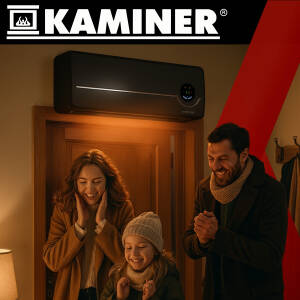 Elektrisk Veggmontert Varmegardin med WiFi og Fjernkontroll