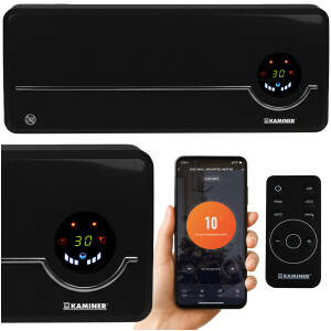 Elektrisk Veggmontert Varmegardin med WiFi og Fjernkontroll