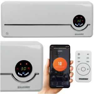 Elektrisk Veggmontert Luftgardin med WiFi og Fjernkontroll – 2000W