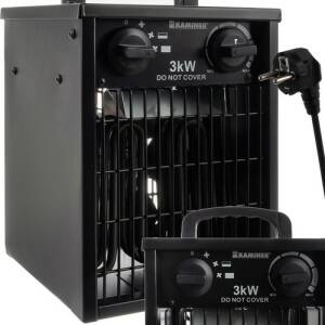 Elektrisk vifteovn 3000 W – robust modell