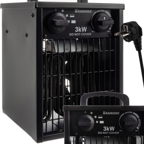 Elektrisk vifteovn 3000 W – robust modell