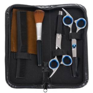 Frisørsett 7 deler – saks, kam & kappe