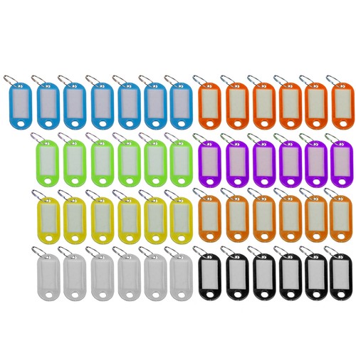 Nøkkelskap med 48 kroker – komplett sett med nøkkelbrikker