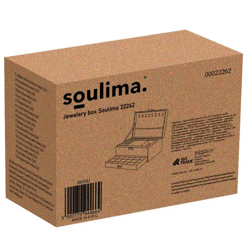 Smykkeskrin – svart oppbevaringsboks for smykker