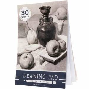 Fargeblyanter og malesett – 142 deler med praktisk treboks