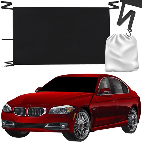 Frostbeskyttelse for bilvindu, svart – universell passform