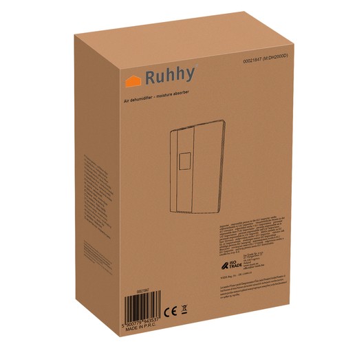 Luftfukter og avfukter 2-i-1 – dekker 30 kvm