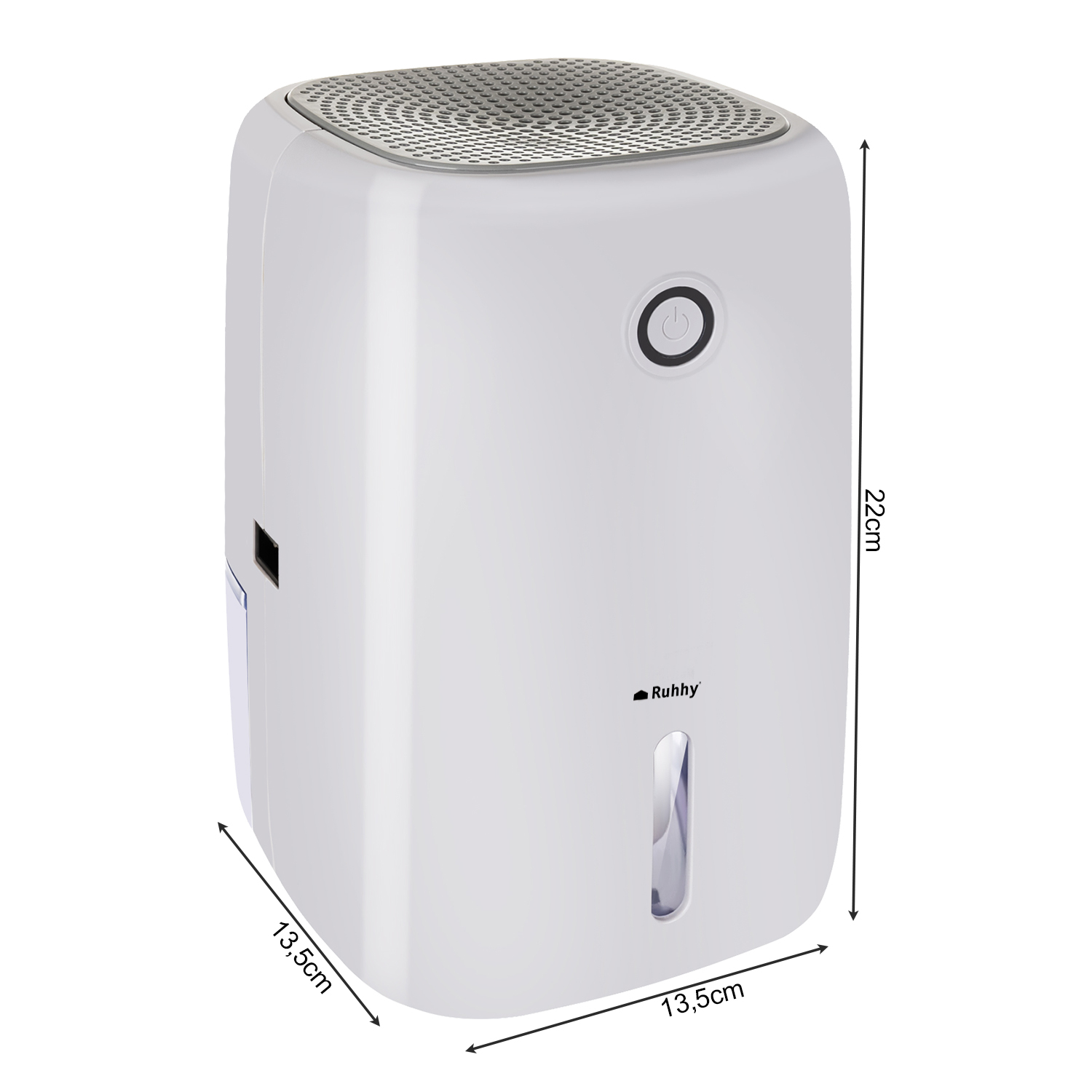 Kompakt og stillegående avfukter – 800 ml beholder