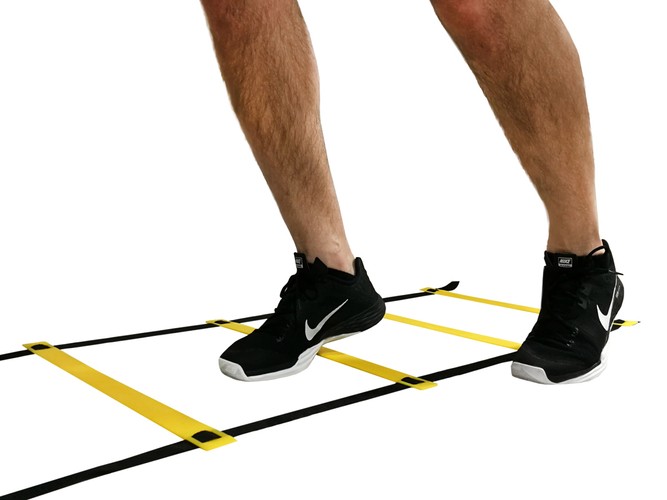 Koordinasjons- og hurtighetsstige – justerbar treningsstige opptil 6 meter