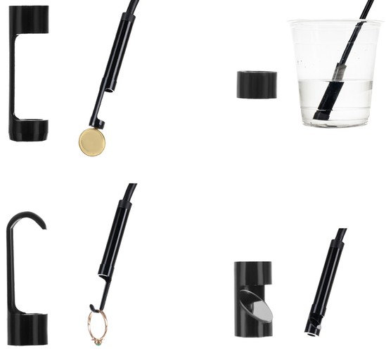 Vannett inspeksjonskamera – 5 m kabel, LCD-skjerm og 4 utskiftbare hoder