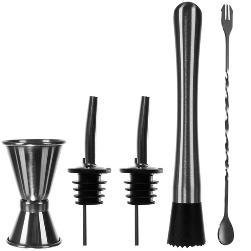 Bartendersett 6 deler – profesjonell 750 ml cocktailshaker