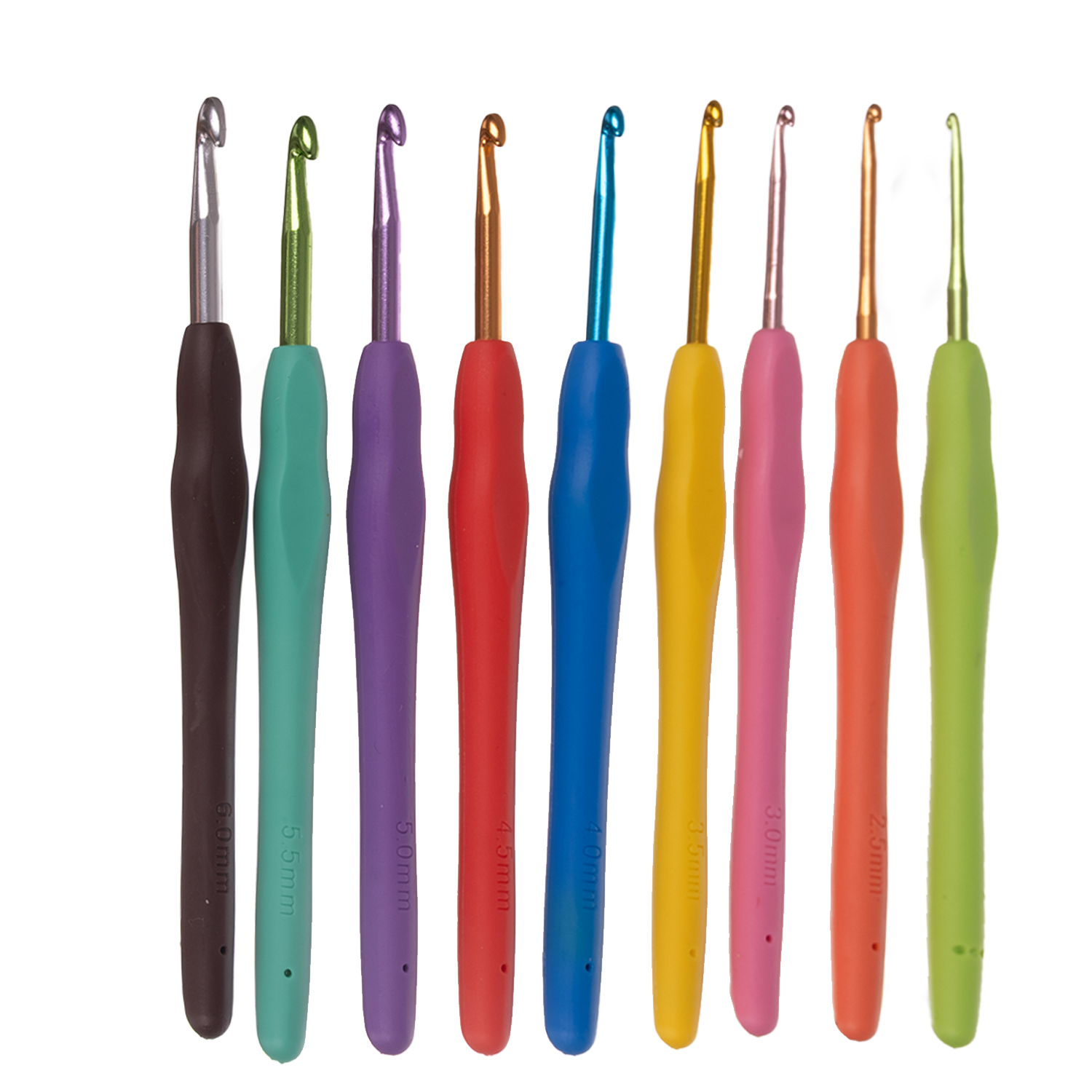 Komplett heklesett 58 deler – heklenåler 0,6–6,0 mm + tilbehør i organisert etui