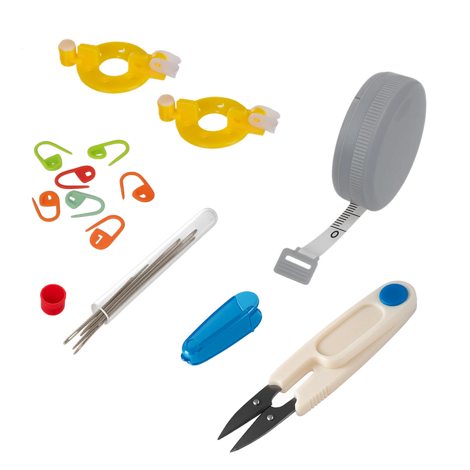 Komplett heklesett 58 deler – heklenåler 0,6–6,0 mm + tilbehør i organisert etui