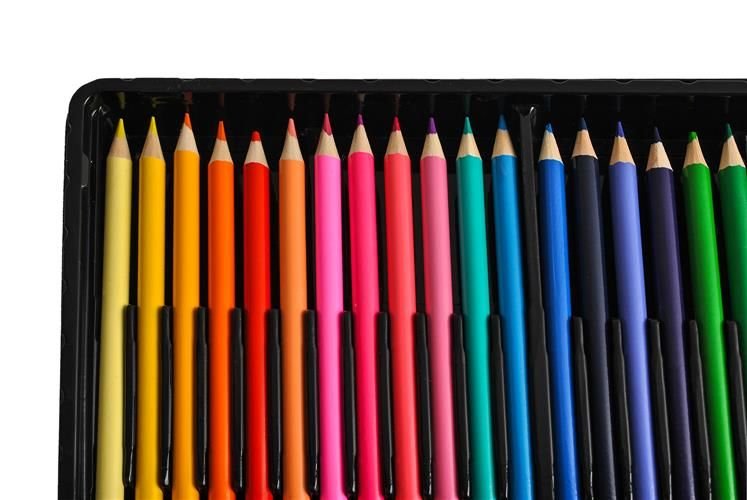 Stort malesett for barn – plastkoffert med 288 male- og tegnetilbehør