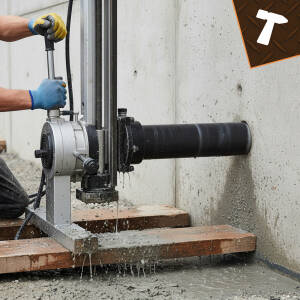 Diamant kjernebor 112 × 460 mm hullsag 1.1/4 UNC betong