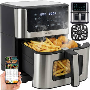 Airfryer XXL 8L – frityrkoker med non-stick-belegg, LED-display og 10 programmer
