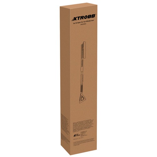 Snøbørste & isskrape 103 cm – teleskopisk vindusskrape