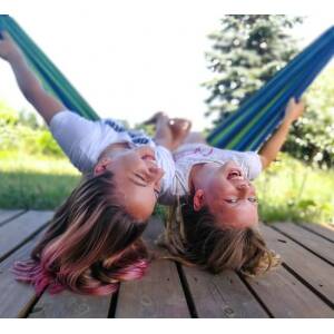 XL hengekøye 240 × 150 cm – for hage, balkong og camping