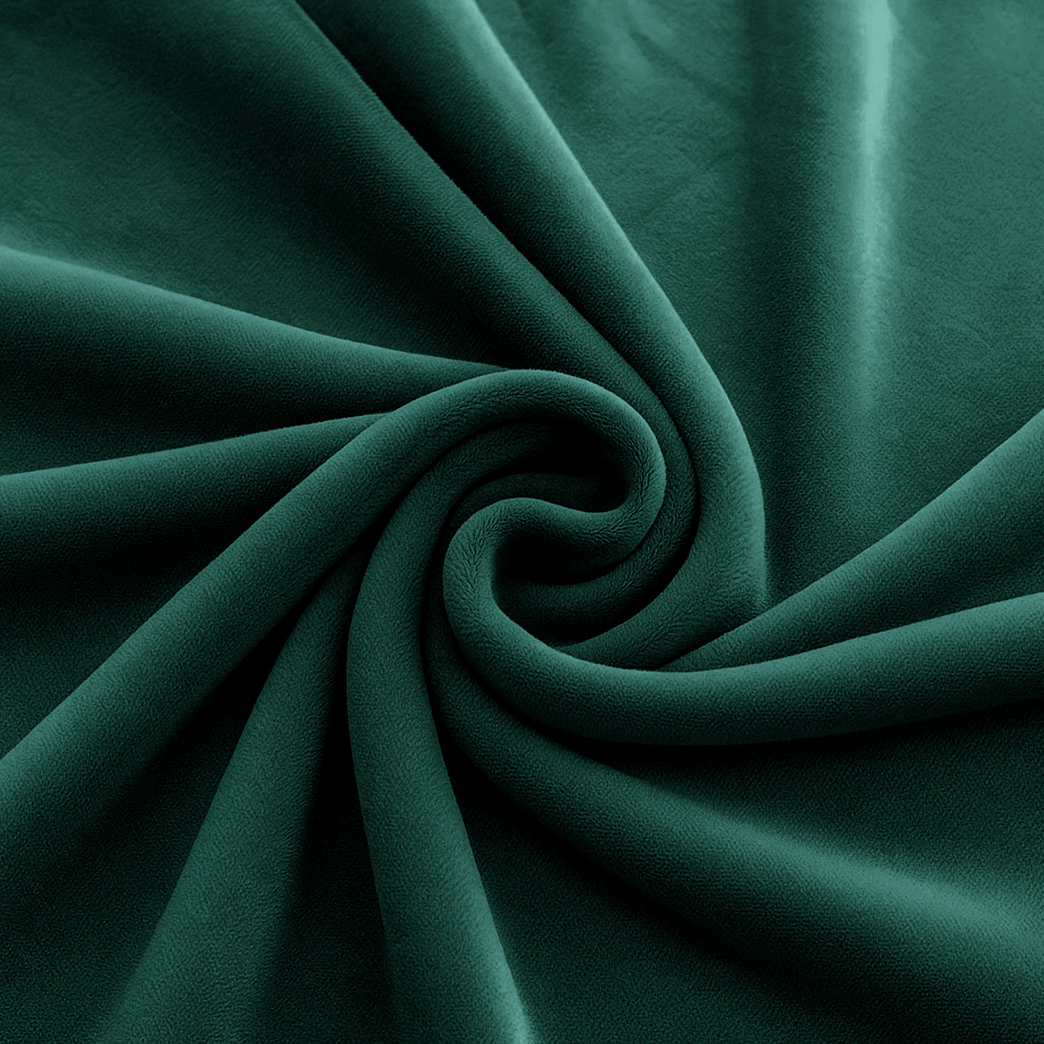 Vannett hjørnesofatrekk i elastisk velur – grønn, passer 190–230 cm