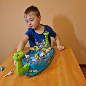 Dinosaur skytespill – arkadelek for barn med mål og kuler