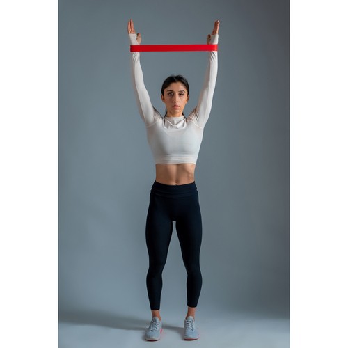 Treningsbånd 5-pakning – elastiske gummibånd med ulike motstandsnivåer for styrke, stretching og restitusjon