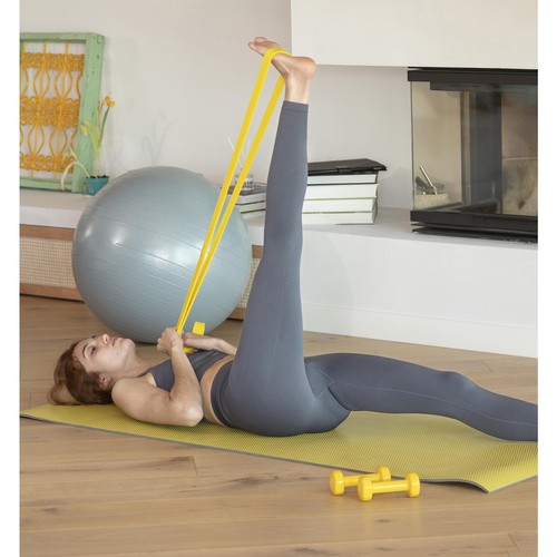 Treningsbånd 5-pakning – elastiske gummibånd med ulike motstandsnivåer for styrke, stretching og restitusjon