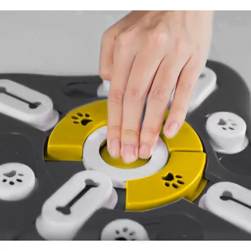 Justerbar aktiviseringsskål for hund og katt – interaktiv og pedagogisk